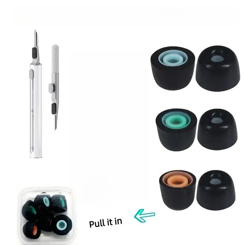 Earphone Foam Tip - Memory Foam Ear Tips, Noise Reducing