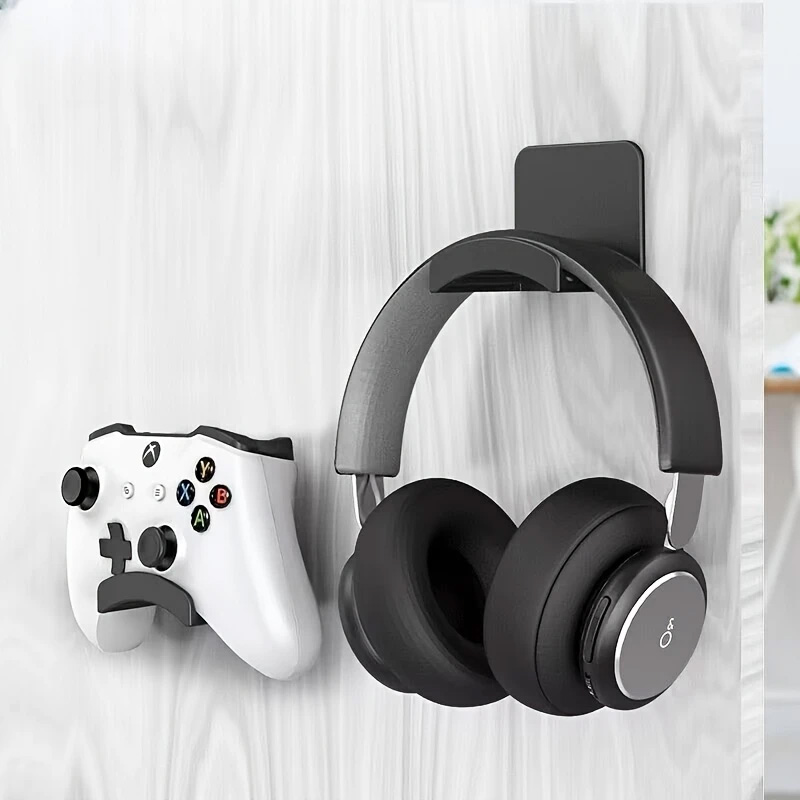 4Pcs Black Adhesive Headphone  - Headphone Stand Desk recensione e prezzo