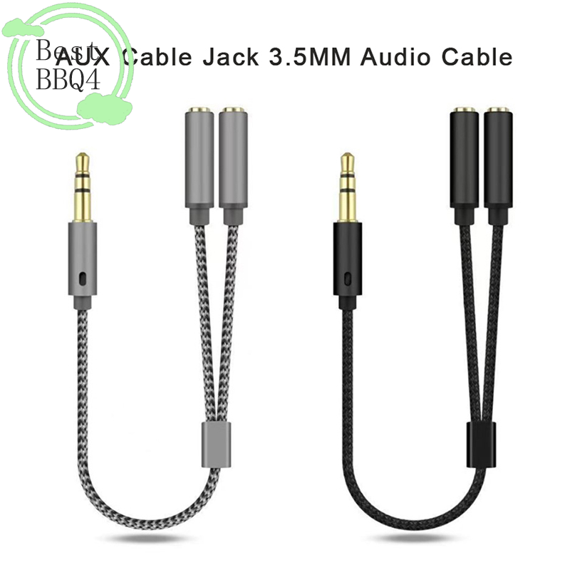 (BBQ4)AUX Cable Jack 3.5MM Aud - Earphone Splitter Jack recensione e prezzo