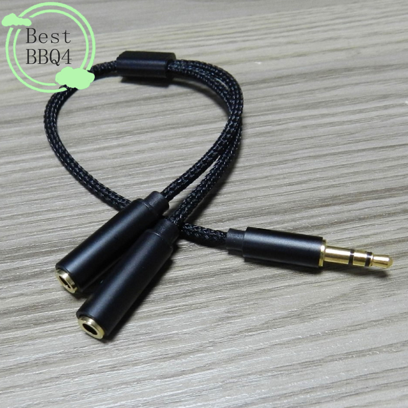 (BBQ4)AUX Cable Jack 3.5MM Aud - Earphone Splitter Jack recensione e prezzo