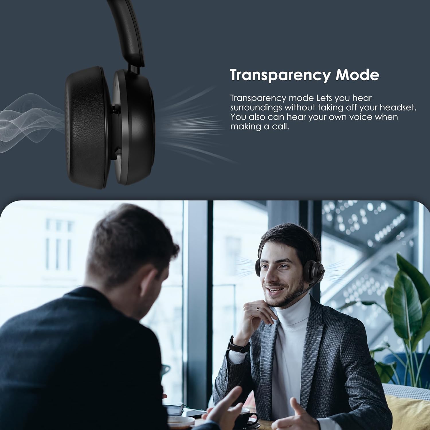 Bluetooth 5.4 ANC Headset with - Noise Cancelling Headphone recensione e prezzo