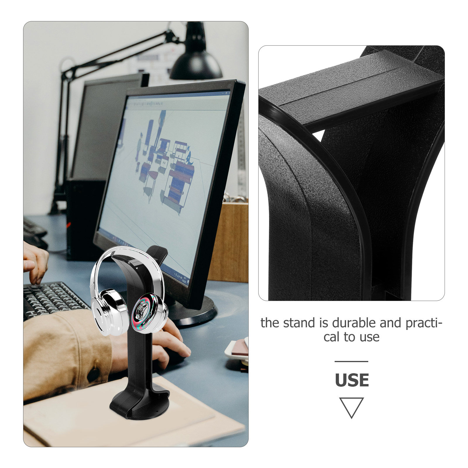 Sturdy Headphone Stand Headset - Headphone Stand Desk recensione e prezzo