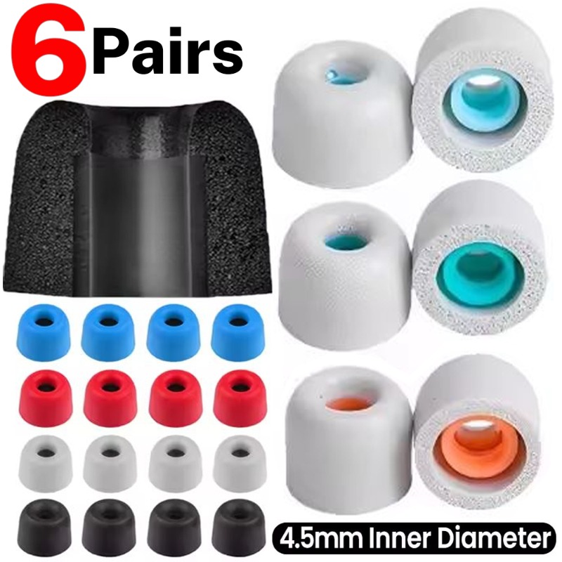 6/1Pairs Soft Memory Foam Earb - Earphone Foam Tip recensione e prezzo
