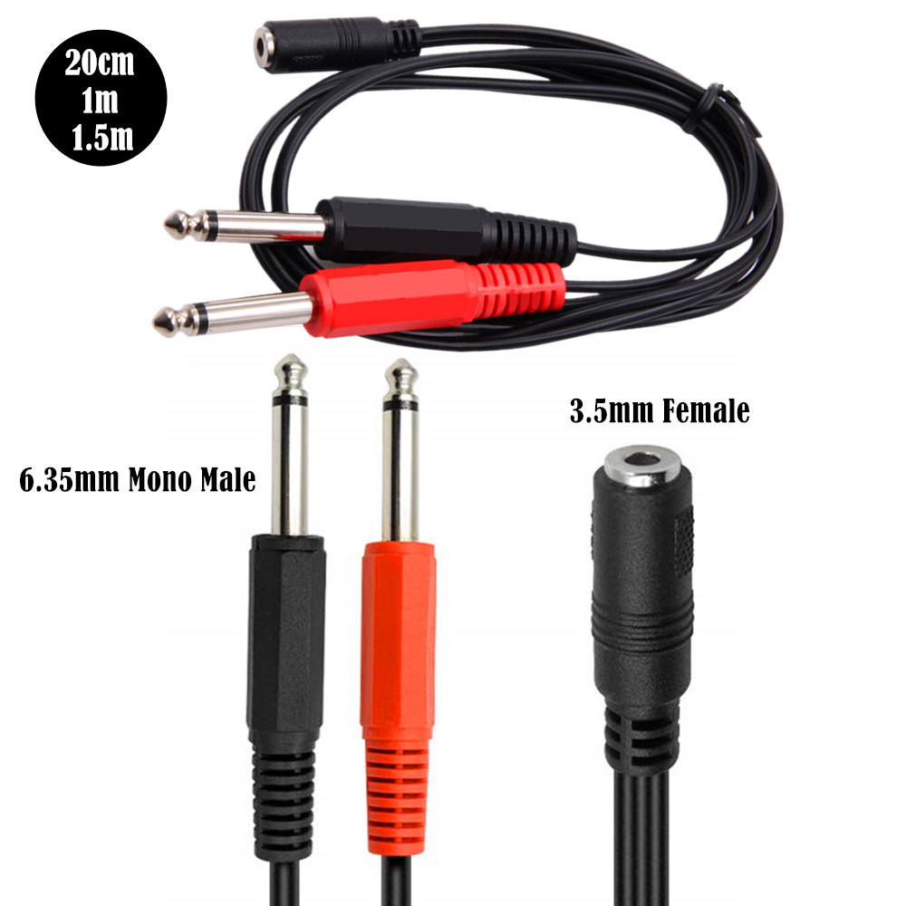 6.35 Mm Male To 2 6.35 Mm 3.5m - Audio Splitter Y recensione e prezzo