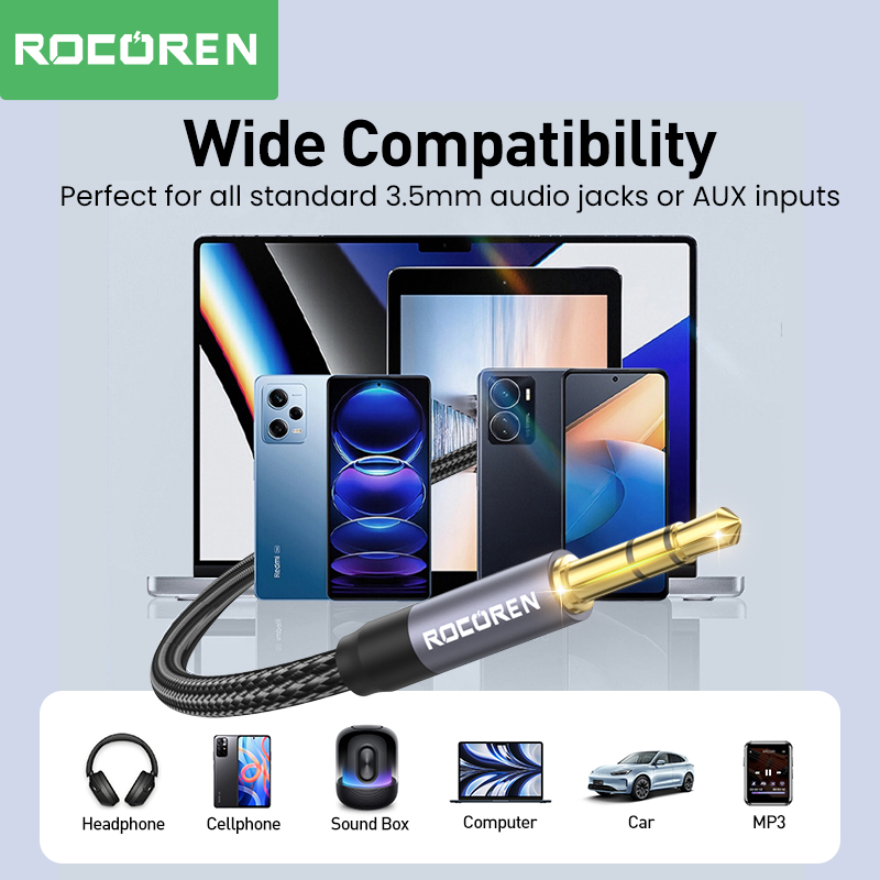 Rocoren 3.5mm Jack Audio Cable - Cable Extension 3.5 recensione e prezzo