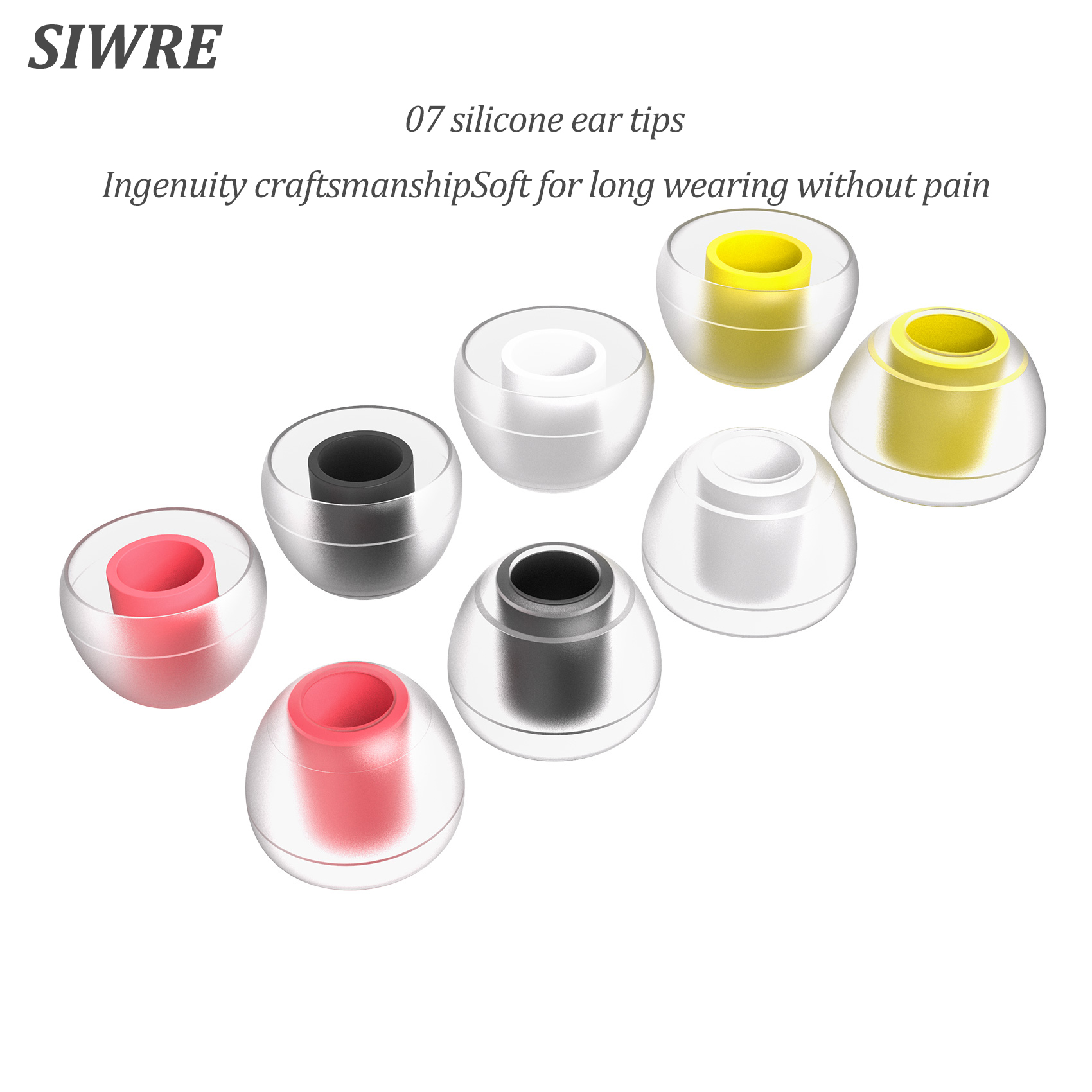 SIWRE 07 Silicone Eartips for  - In Ear Monitor Iem recensione e prezzo