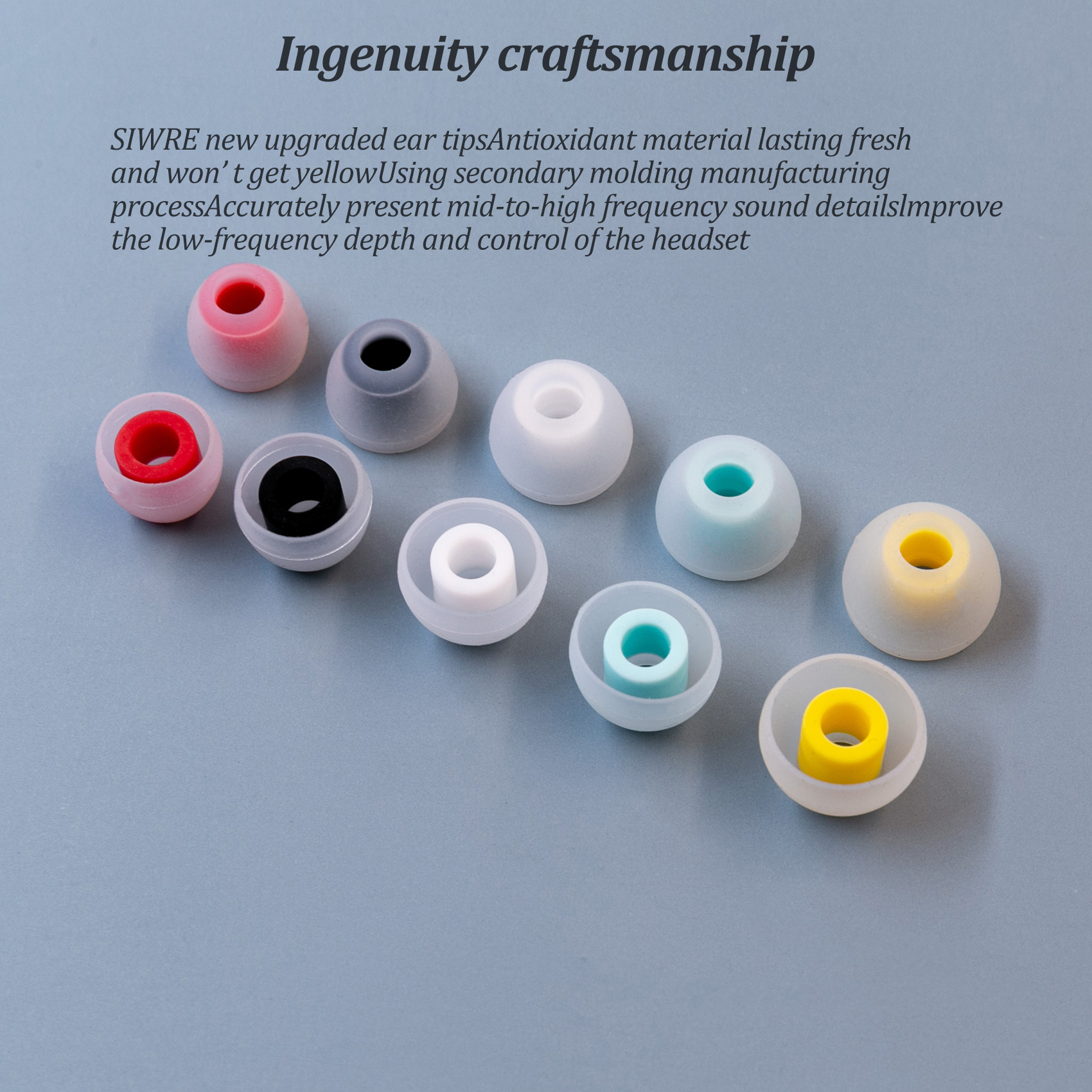SIWRE 07 Silicone Eartips for  - In Ear Monitor Iem recensione e prezzo