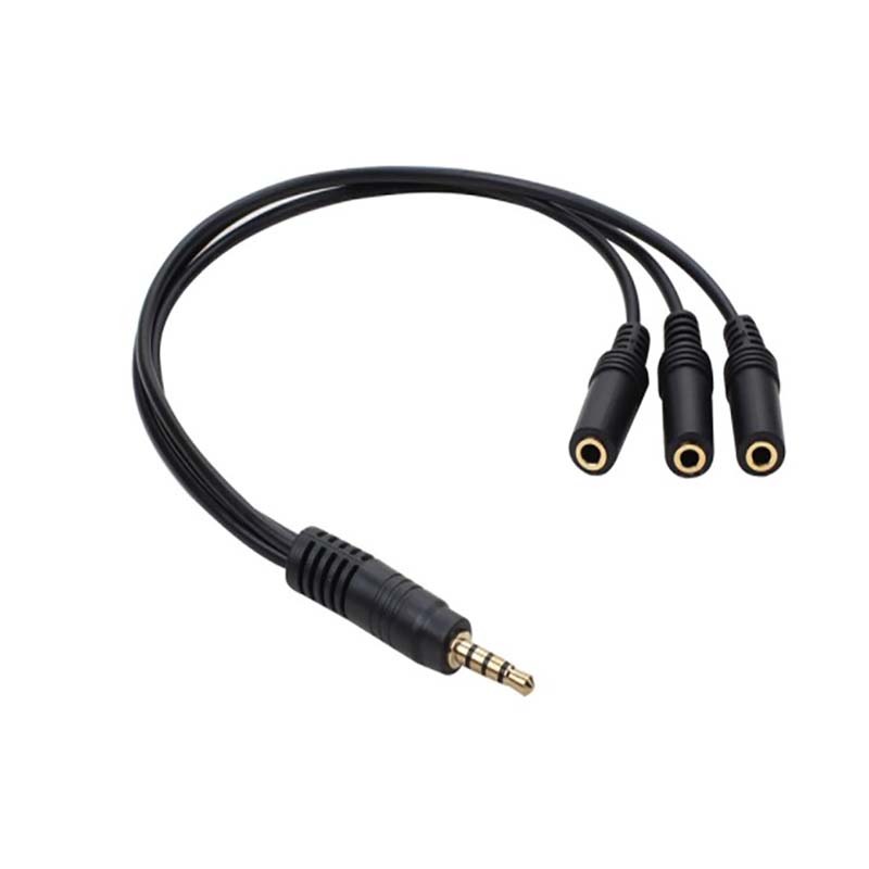 【C】3.5mm 3-Way Port Aux Audio  - Earphone Splitter Jack recensione e prezzo