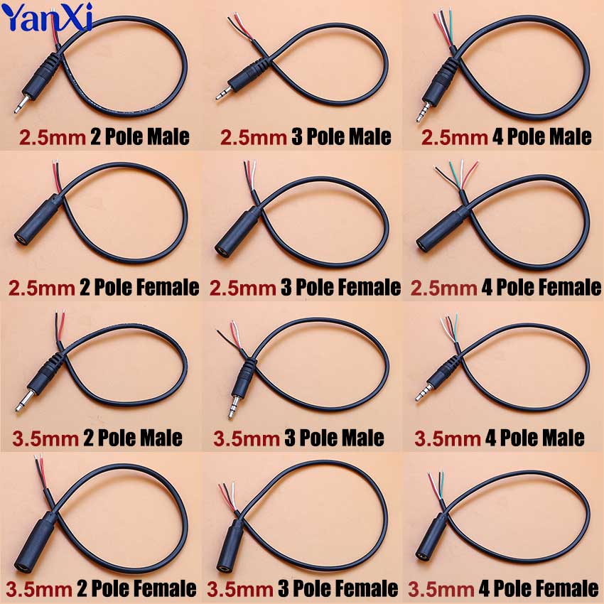 1pcs 2.5mm 3.5mm Mono Stereo A - Audiophile Headphone Wired recensione e prezzo