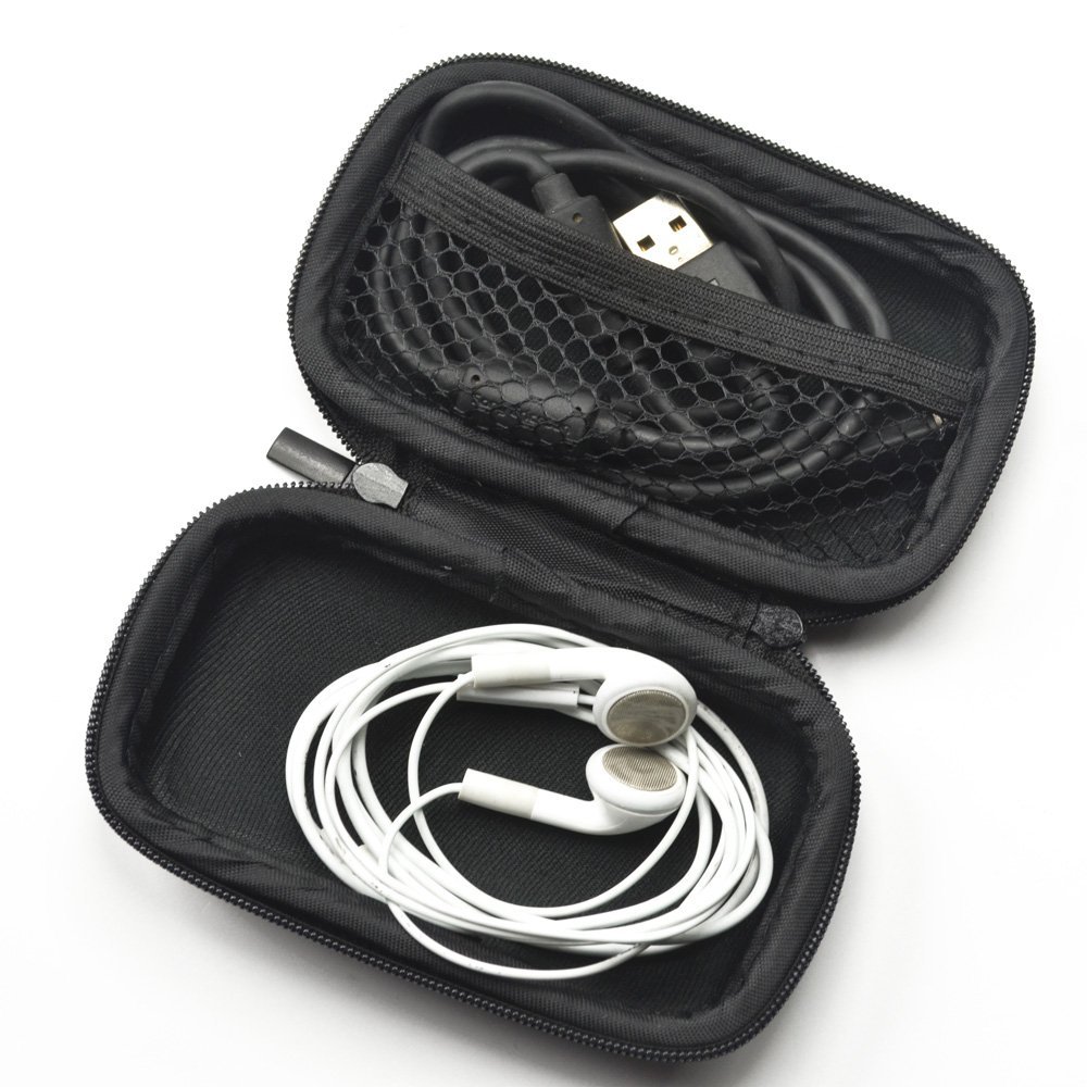 Green Rectangle Shaped Hard Ea - Headphone Case Hard recensione e prezzo
