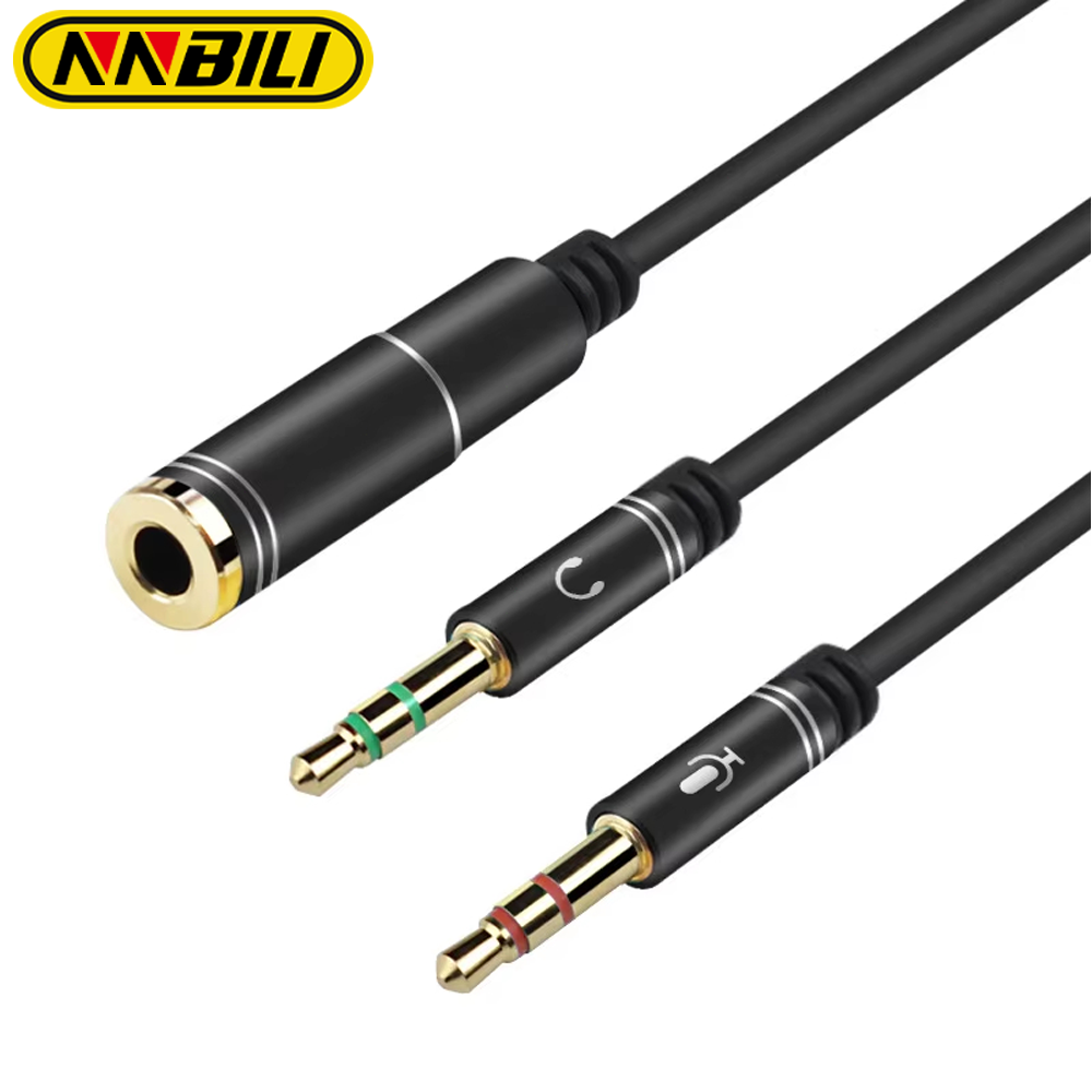 NNBILI Mini Jack 3.5 Microphon - Earphone Splitter Jack recensione e prezzo