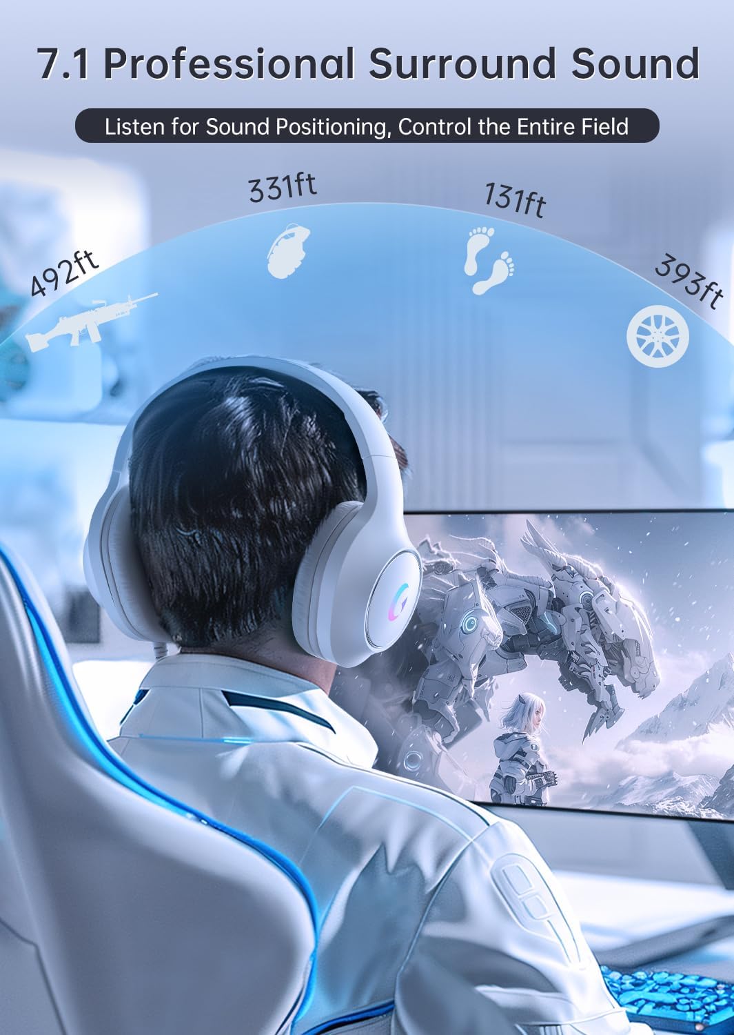 Gaming Headset With 7.1 Surrou - Gaming Headset Rgb recensione e prezzo