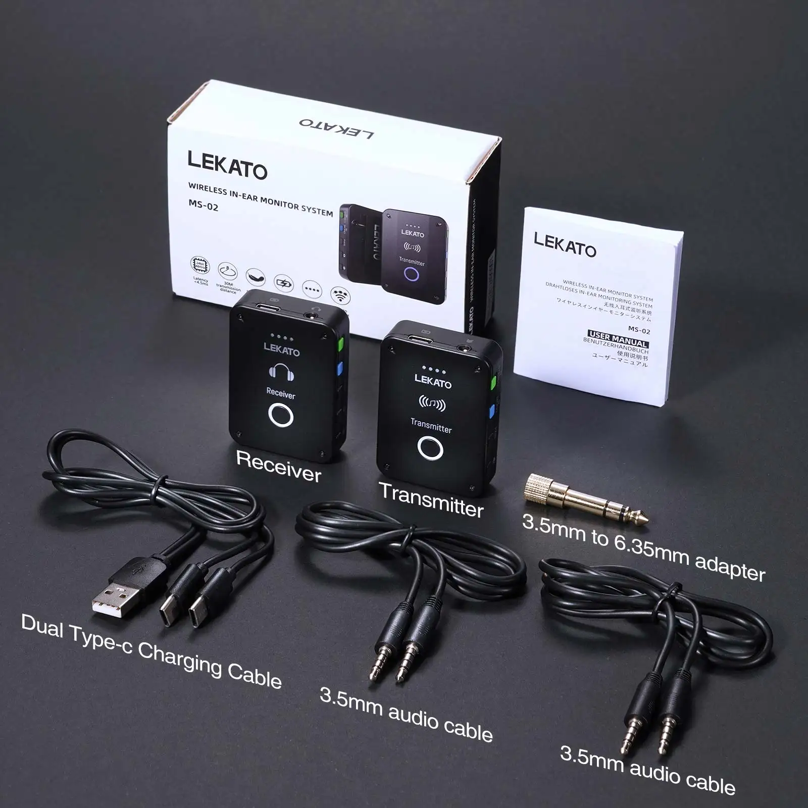 Lekato Ms-02 Wireless Iem Syst - In Ear Monitor Iem recensione e prezzo