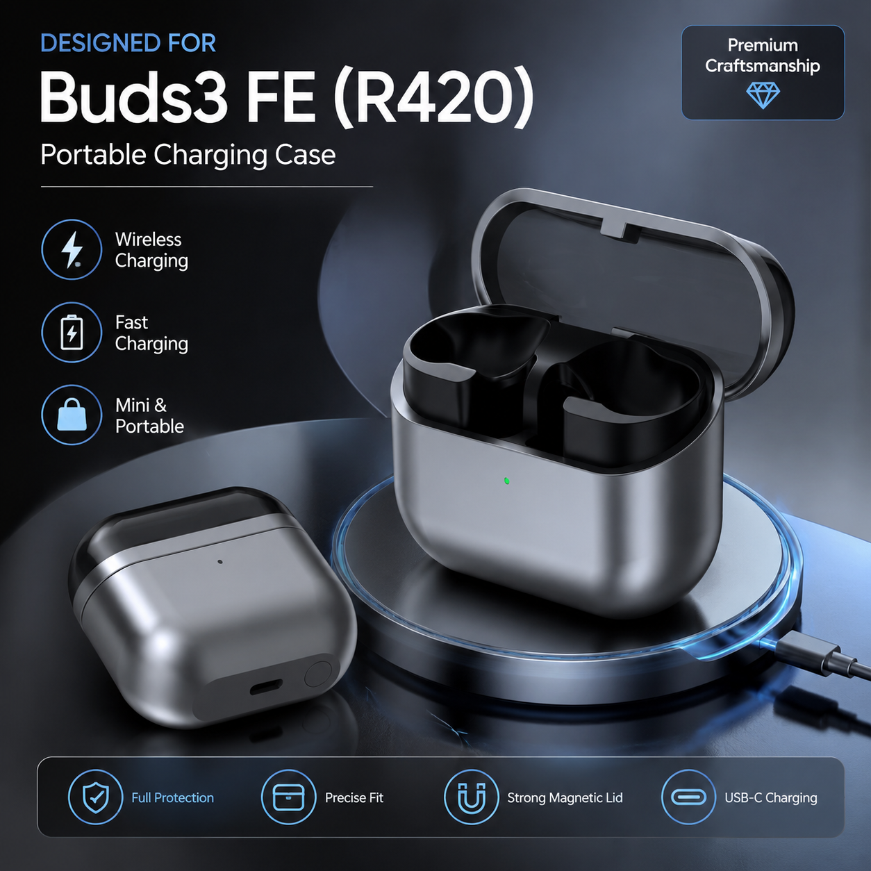 Replacement Charging Case For  - Earbuds Charging Case recensione e prezzo