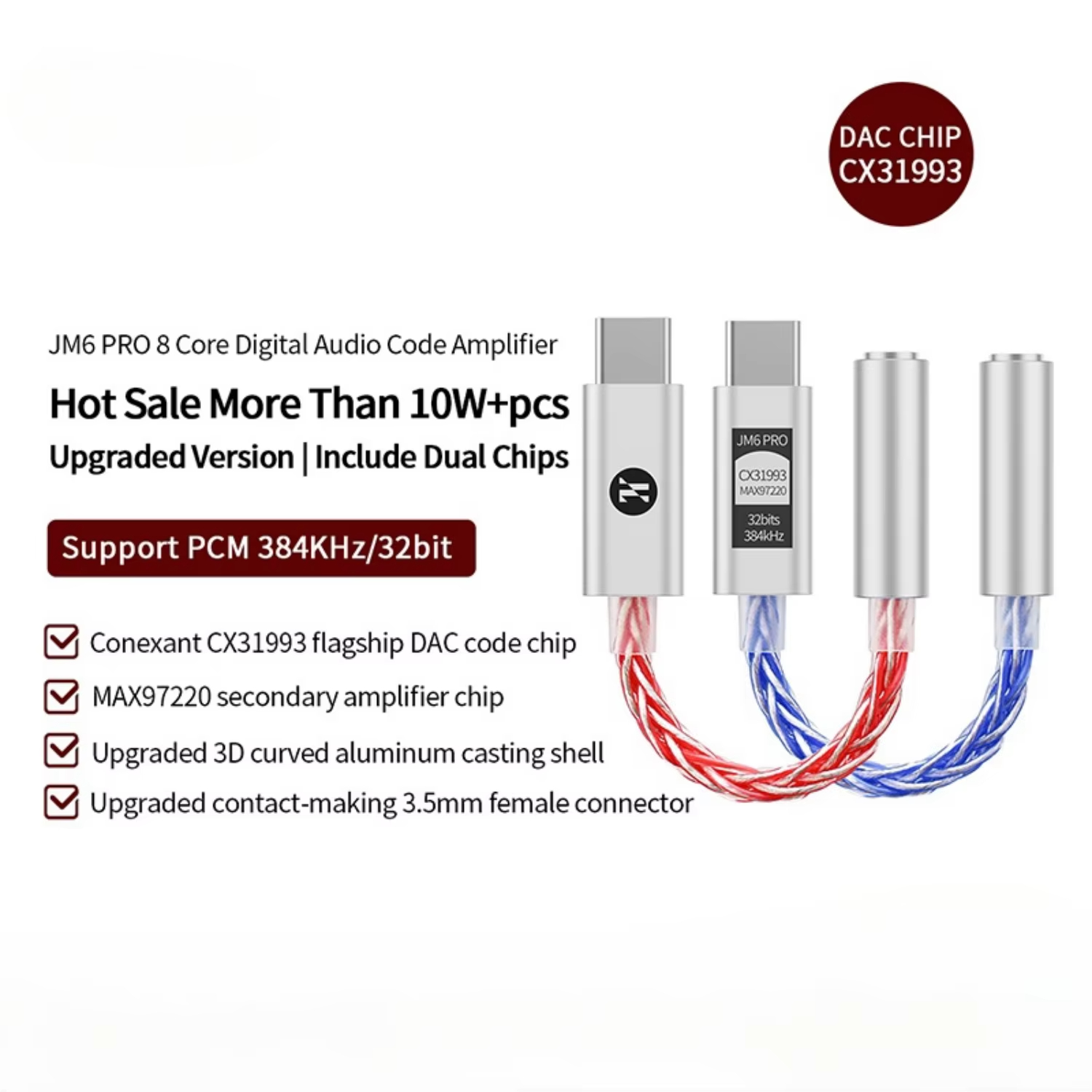 JCALLY JM6 Pro Type-C to 3.5mm - Usb C Earphone recensione e prezzo