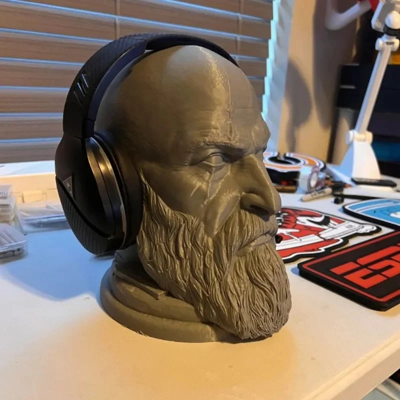 God Of War Kratos Statue Headp - Headphone Stand Desk recensione e prezzo