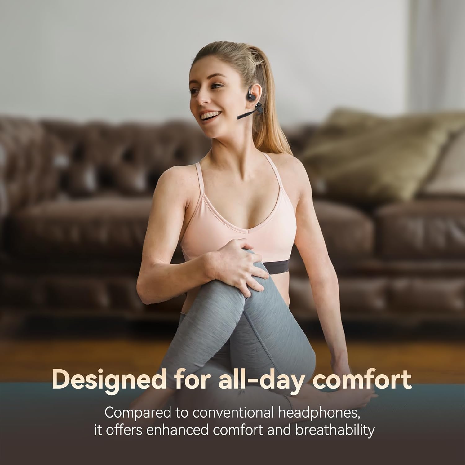 Open Ear Headphones with AI No - Noise Cancelling Headphone recensione e prezzo