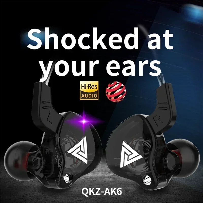 NEW QKZ AK6 Copper Driver HiFi - Audiophile Headphone Wired recensione e prezzo