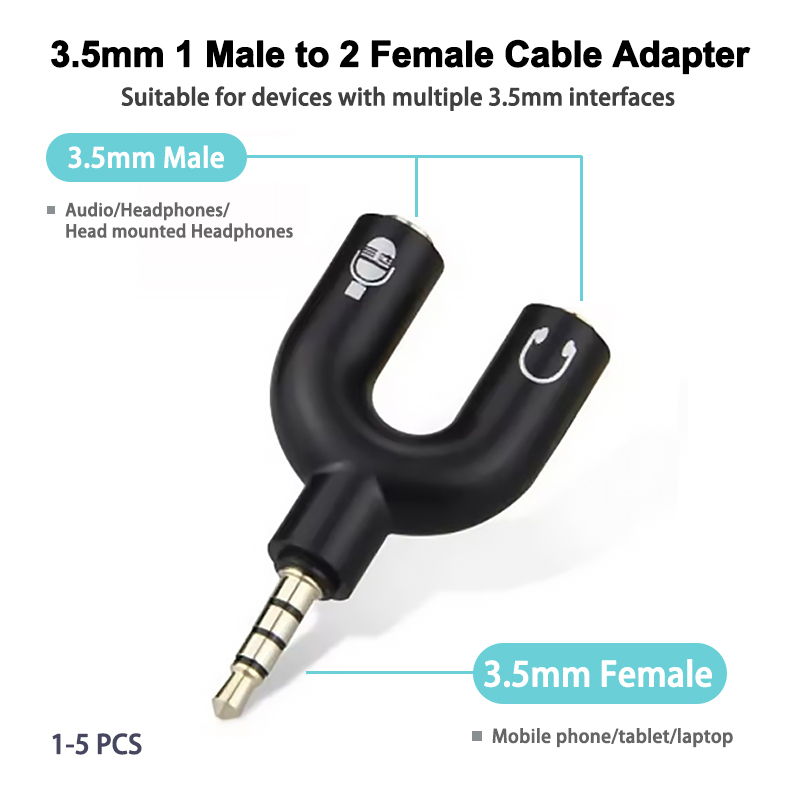 3.5mm headphone splitter micro - Earphone Splitter Jack recensione e prezzo