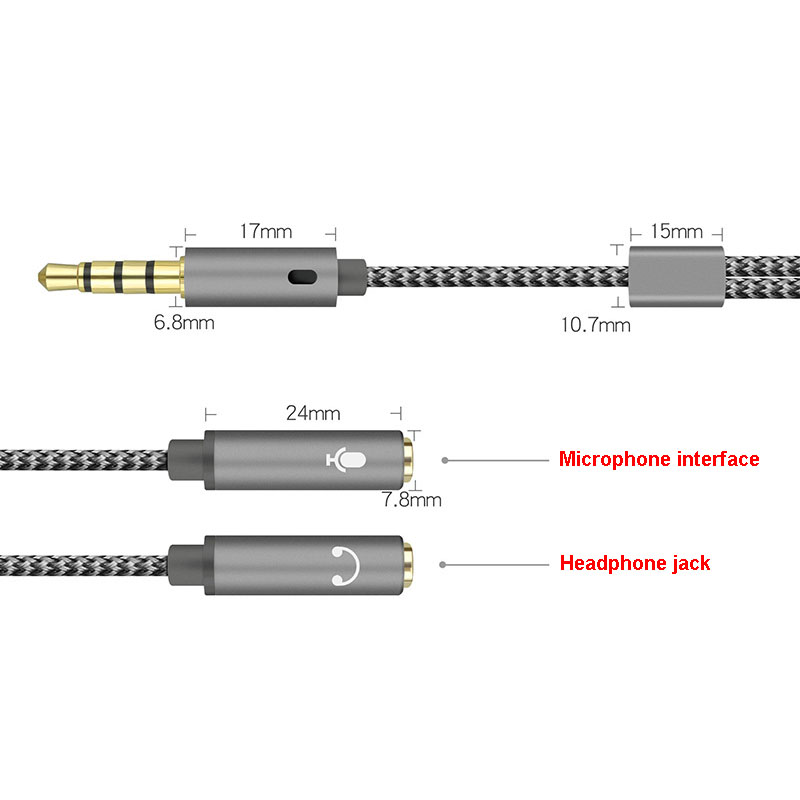 3.5mm Audio Splitter Y Jack 1  - Earphone Splitter Jack recensione e prezzo