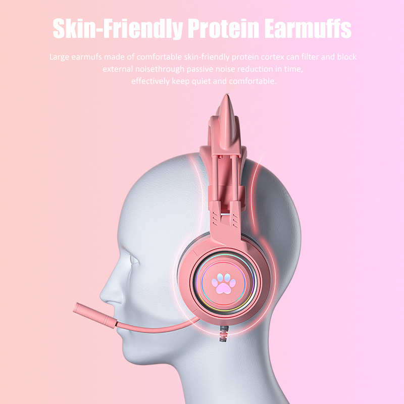 Cute Cat Ear Gaming Headphones - Gaming Headset Rgb recensione e prezzo