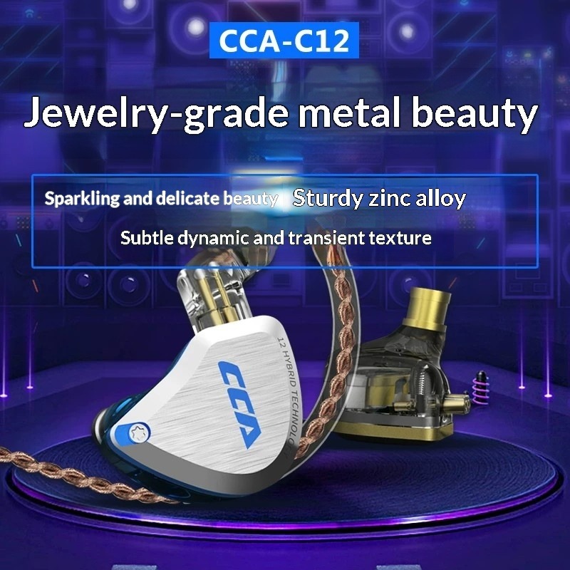 CCA C12 Earphones Hi-Fi Audiop - Audiophile Headphone Wired recensione e prezzo