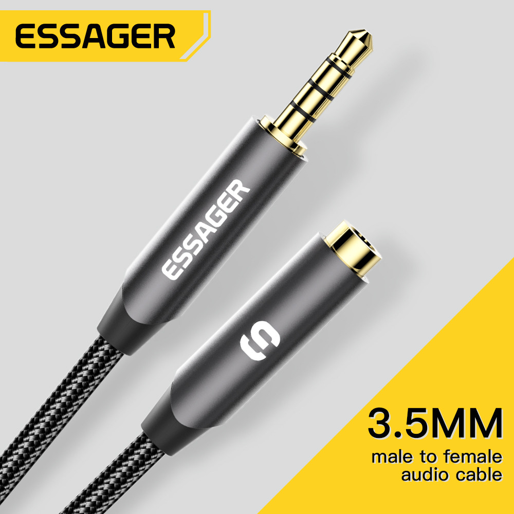 ESSAGER Headphone Extension Ca - Earphone Splitter Jack recensione e prezzo