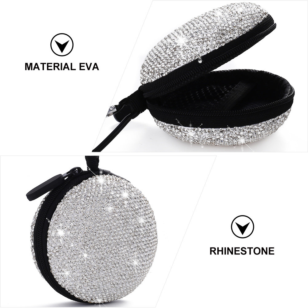 1Pcs Portable Earphone Storage - Headphone Case Hard recensione e prezzo