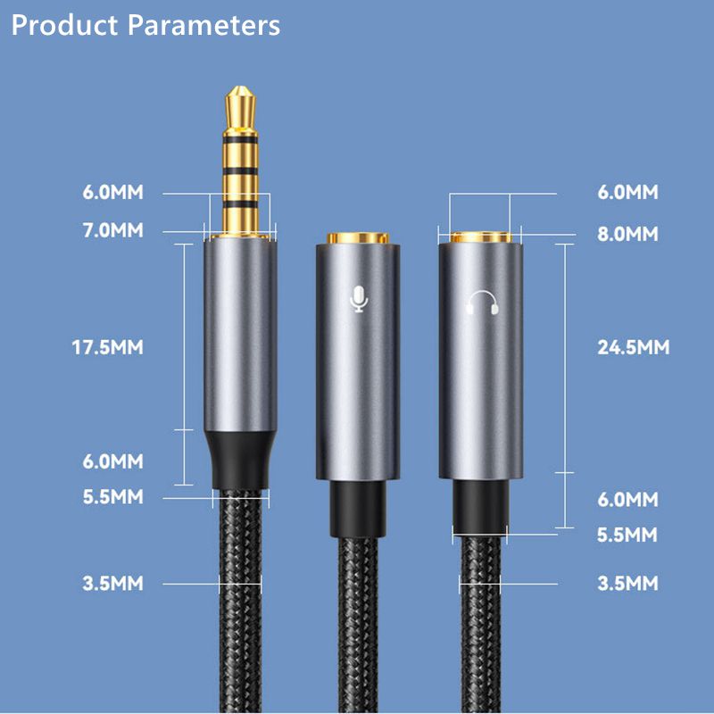 3.5mm Jack Aux Audio Cable Mal - Earphone Splitter Jack recensione e prezzo