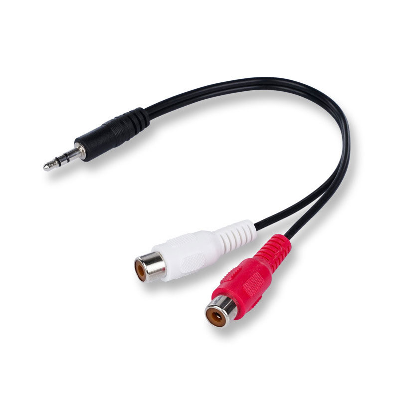 3.5 Jack Male to 2RCA 2AV Fema - Earphone Splitter Jack recensione e prezzo