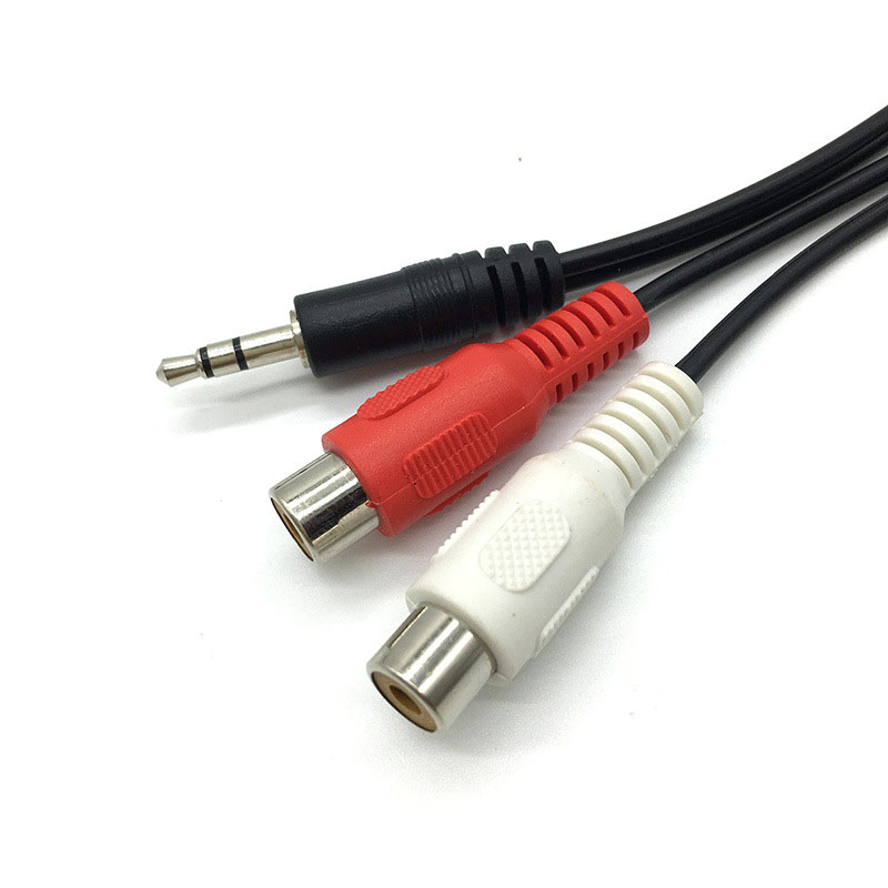 3.5 Jack Male to 2RCA 2AV Fema - Earphone Splitter Jack recensione e prezzo